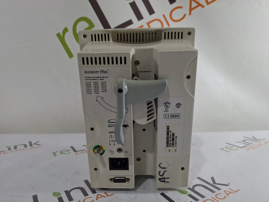 Datascope Datascope Accutorr Plus Vital Signs Monitor Patient Monitors reLink Medical