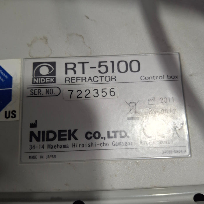 Nidek Nidek RT-5100 Digital Refractor / Phoropter Ophthalmology reLink Medical