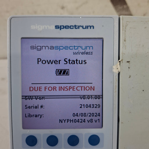 Baxter Baxter Sigma Spectrum 8.01.00 w/o Battery Infusion Pump Infusion Pump reLink Medical