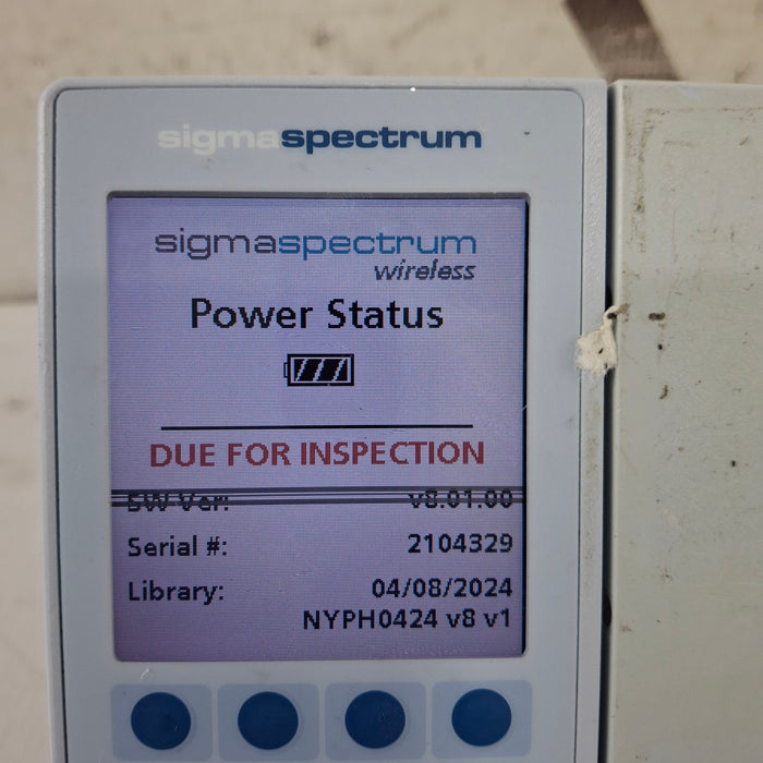 Baxter Baxter Sigma Spectrum 8.01.00 w/o Battery Infusion Pump Infusion Pump reLink Medical