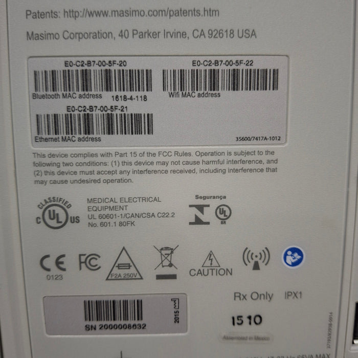 Masimo Root Monitor w/ Radical 7