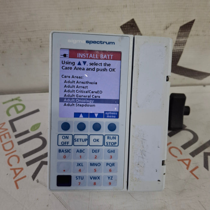 Baxter Baxter Sigma Spectrum 8.00.04 w/o Battery Infusion Pump Infusion Pump reLink Medical