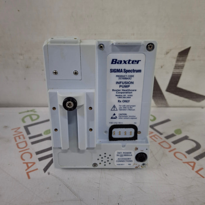 Baxter Baxter Sigma Spectrum 8.00.03 w/o Battery Infusion Pump Infusion Pump reLink Medical