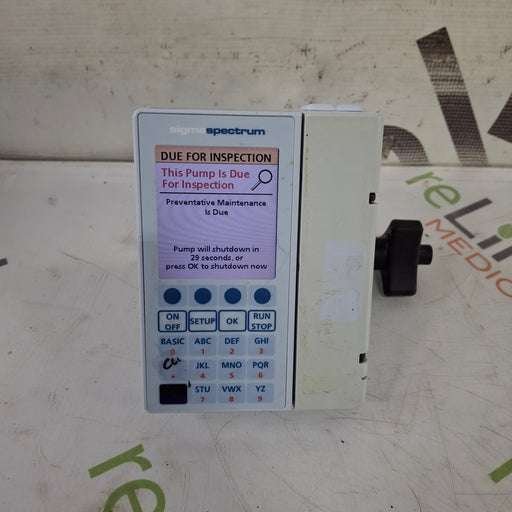 Baxter Baxter Sigma Spectrum 8.01.00 w/o Battery Infusion Pump Infusion Pump reLink Medical