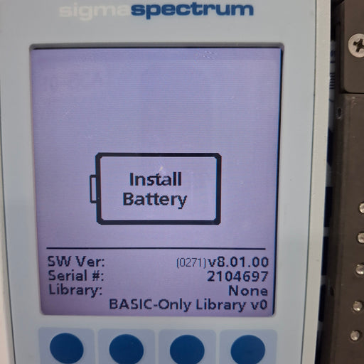 Baxter Baxter Sigma Spectrum 8.01.00 w/o Battery Infusion Pump Infusion Pump reLink Medical