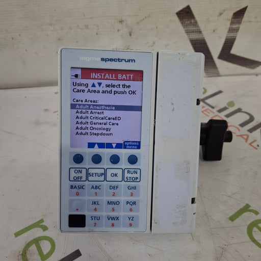 Baxter Baxter Sigma Spectrum 8.00.03 w/o Battery Infusion Pump Infusion Pump reLink Medical