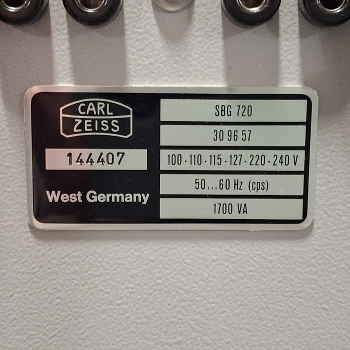 Carl Zeiss SBG 720-2 Fundus Camera
