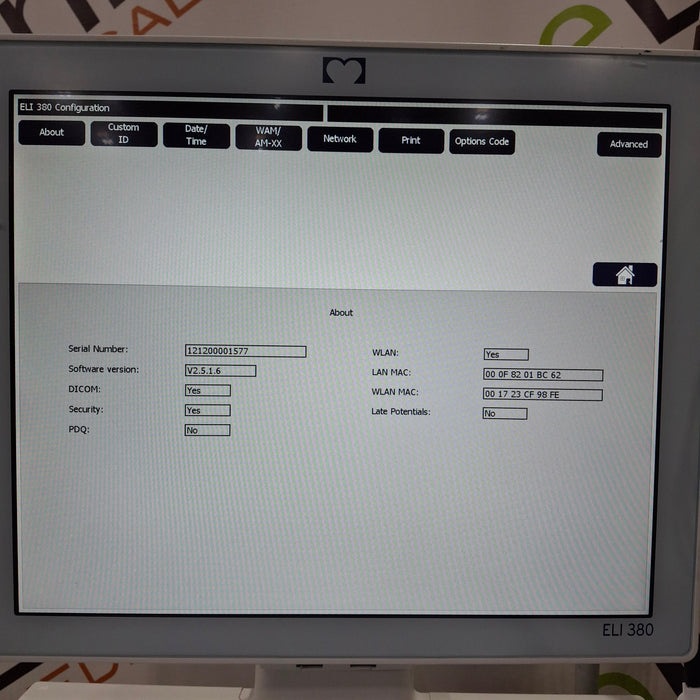 Welch Allyn Mortara Eli 380 ECG