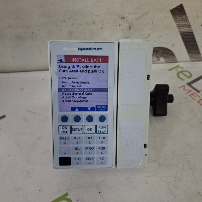 Baxter Sigma Spectrum 8.00.03 w/o Battery Infusion Pump