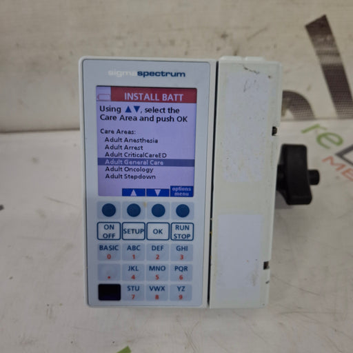 Baxter Baxter Sigma Spectrum 8.00.03 w/o Battery Infusion Pump Infusion Pump reLink Medical