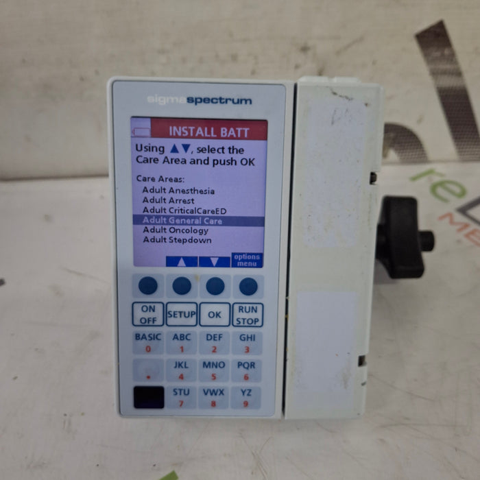 Baxter Baxter Sigma Spectrum 8.00.03 w/o Battery Infusion Pump Infusion Pump reLink Medical