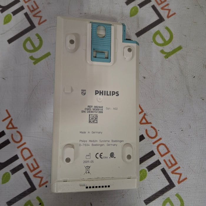 Philips M3001A-A02 OxiMax SpO2, NIBP, ECG MMS Module