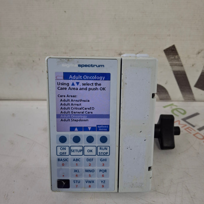 Baxter Baxter Sigma Spectrum 8.00.03 w/o Battery Infusion Pump Infusion Pump reLink Medical