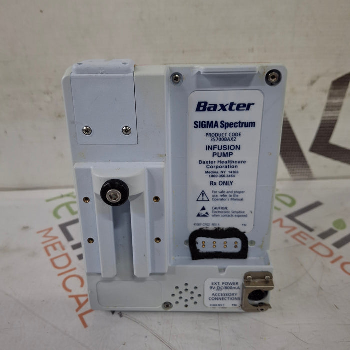 Baxter Baxter Sigma Spectrum 8.00.03 w/o Battery Infusion Pump Infusion Pump reLink Medical