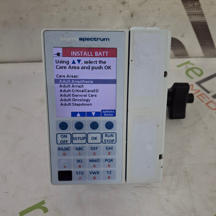 Baxter Baxter Sigma Spectrum 8.00.04 w/o Battery Infusion Pump Infusion Pump reLink Medical