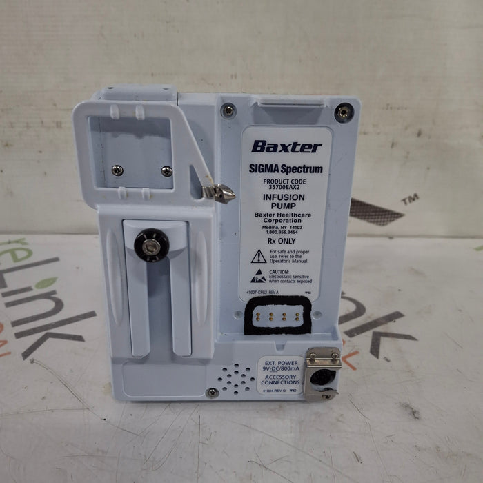 Baxter Baxter Sigma Spectrum 8.00.04 w/o Battery Infusion Pump Infusion Pump reLink Medical
