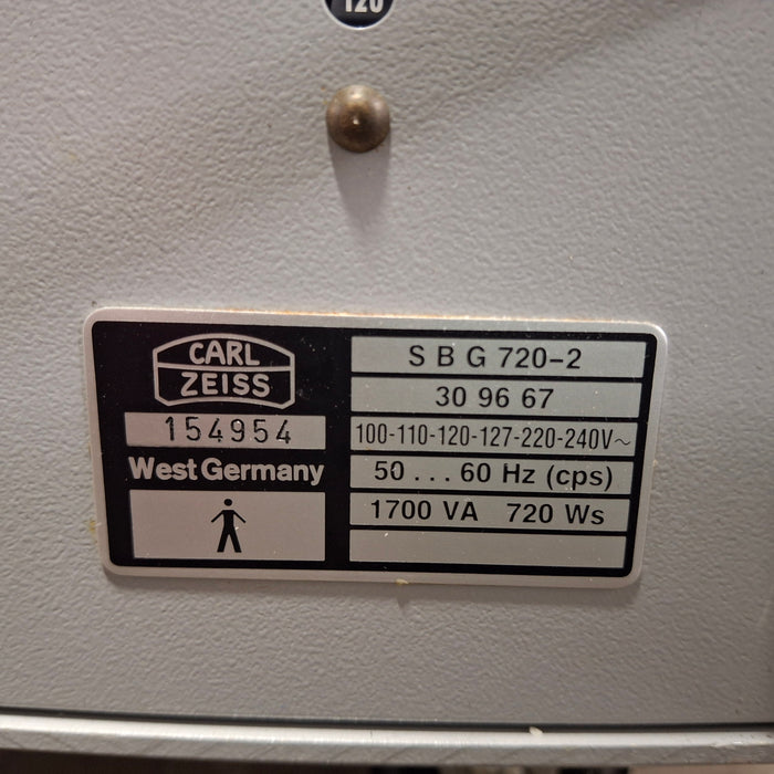 Carl Zeiss SBG 720-2 Fundus Camera