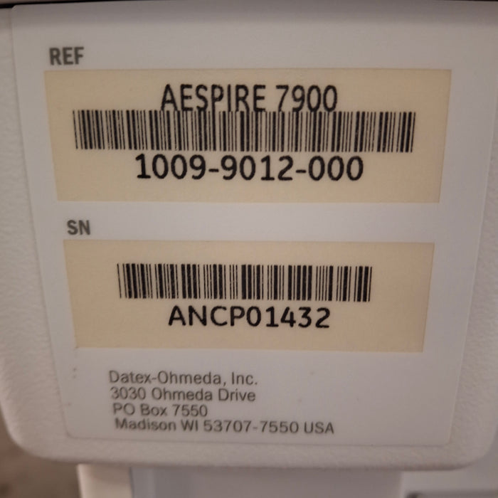 Datex-Ohmeda Datex-Ohmeda Aespire w/7900 Anesthesia System Anesthesia reLink Medical