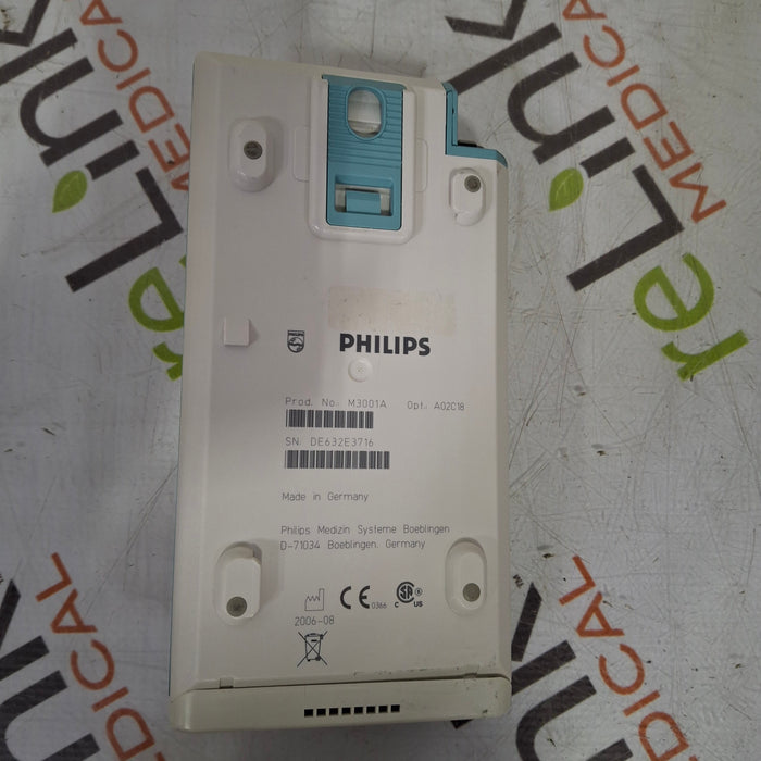 Philips M3001A-A02C18 OxiMax SpO2, NIBP, 12 lead ECG, Temp, IBP MMS Module