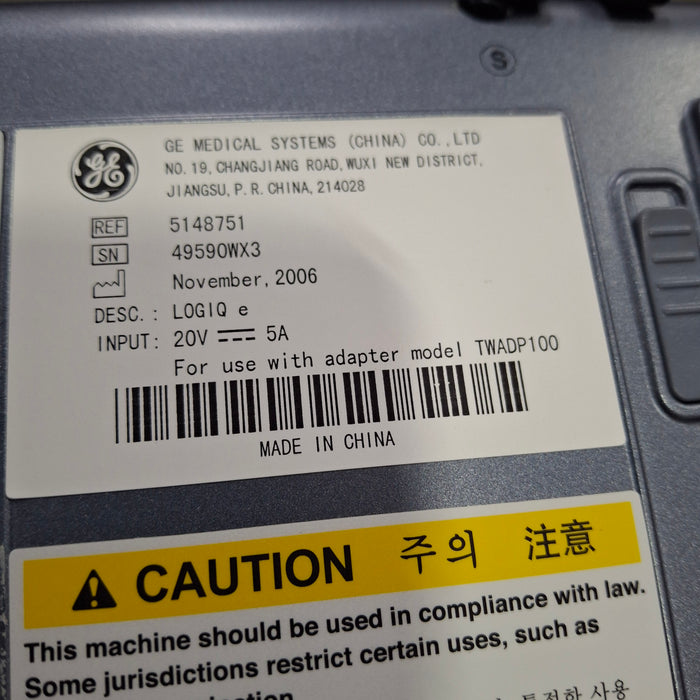 GE Healthcare GE Healthcare Logiq e Ultrasound Ultrasound reLink Medical