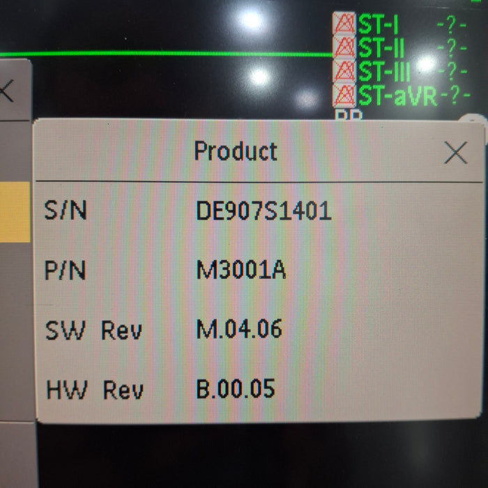 Philips M3001A-A02 OxiMax SpO2, NIBP, ECG MMS Module