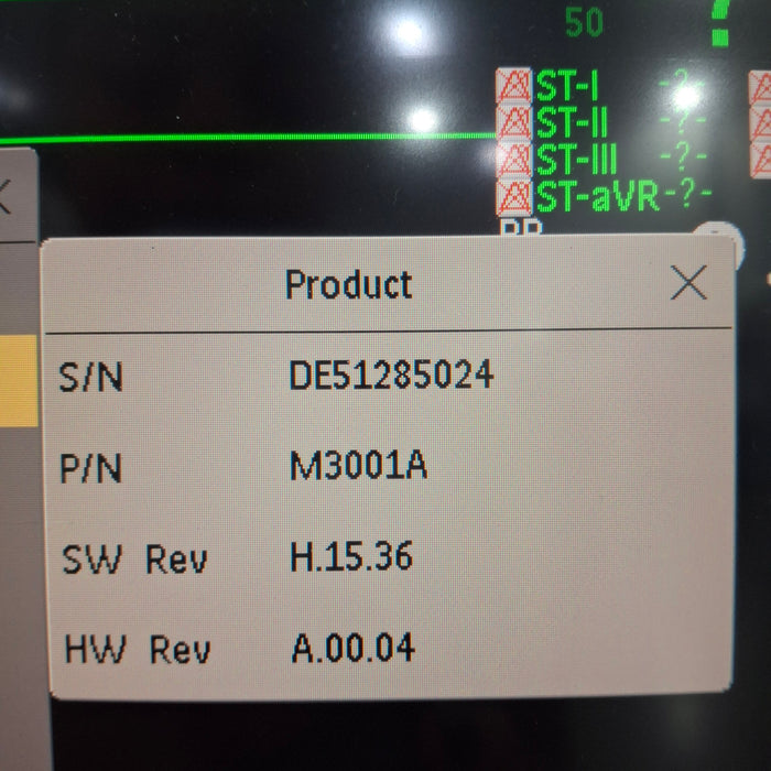 Philips M3001A-A02 OxiMax SpO2, NIBP, ECG MMS Module