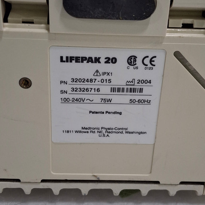 Physio-Control Physio-Control LifePak 20 Defibrillator Defibrillators reLink Medical