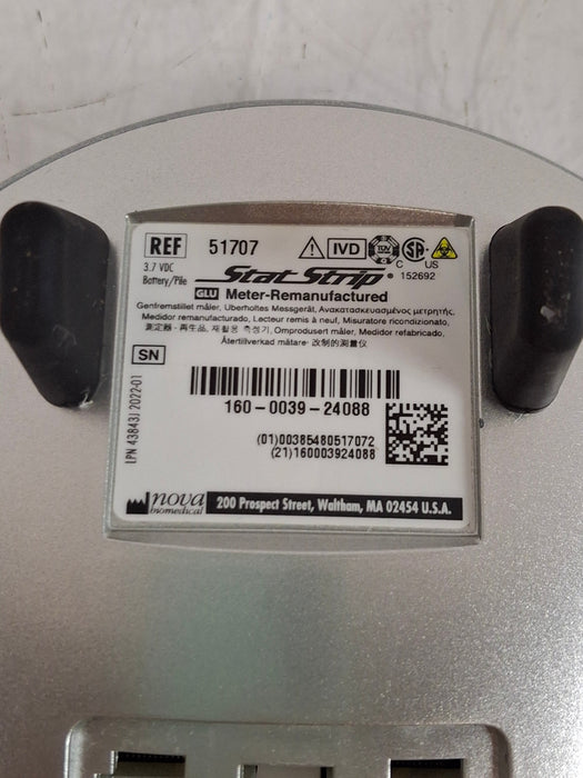 Nova Biomedical Corp. Nova Biomedical Corp. Stat Strip Glucose Meter Clinical Lab reLink Medical