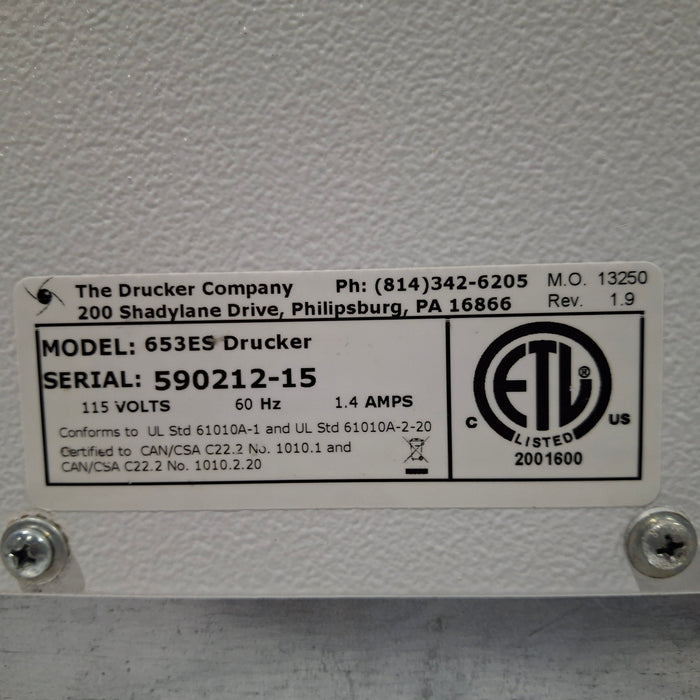 Drucker Diagnostics Drucker Diagnostics Horizon 653ES Centrifuge Centrifuges reLink Medical