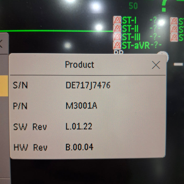 Philips M3001A-A02C06 OxiMax SpO2, NIBP, ECG, Temp, IBP MMS Module