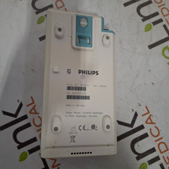 Philips M3001A-A02C06 OxiMax SpO2, NIBP, ECG, Temp, IBP MMS Module