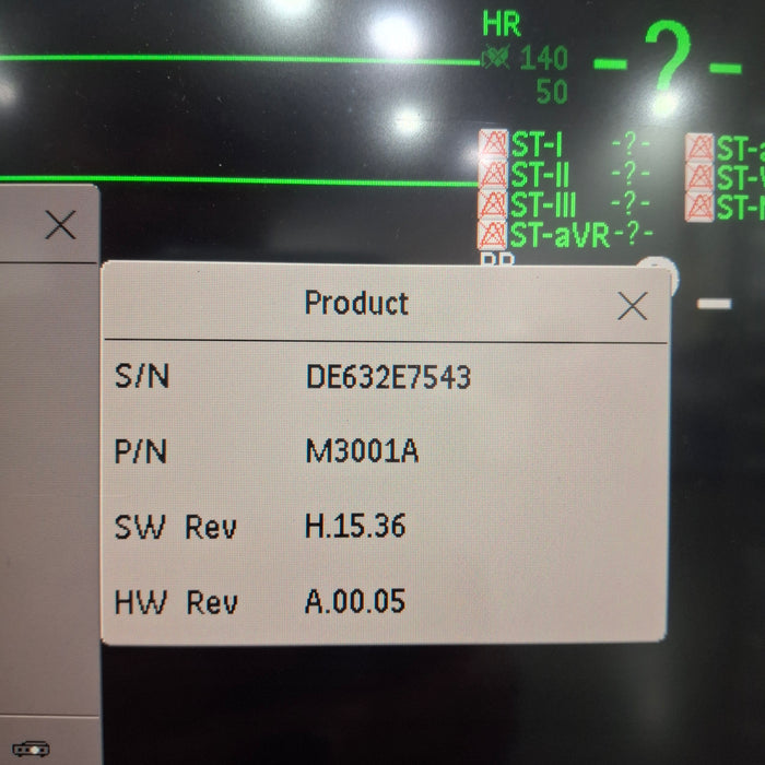 Philips M3001A-A02C06 OxiMax SpO2, NIBP, ECG, Temp, IBP MMS Module
