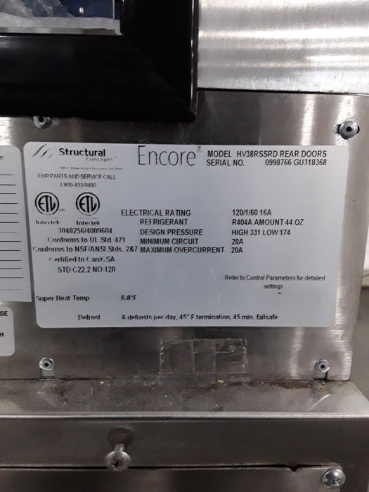 Structural Concepts Structural Concepts Encore Self-Service Refrigerated Merchandiser Restaurant Equipment reLink Medical