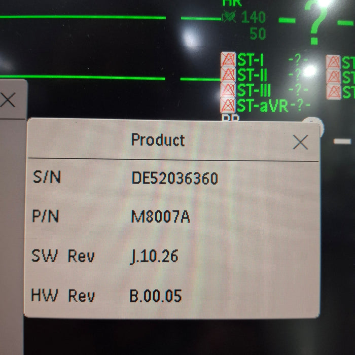 Philips M3001A-A02C06 OxiMax SpO2, NIBP, ECG, Temp, IBP MMS Module