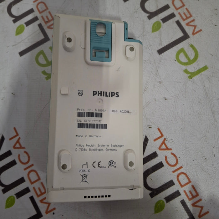 Philips M3001A-A02C06 OxiMax SpO2, NIBP, ECG, Temp, IBP MMS Module
