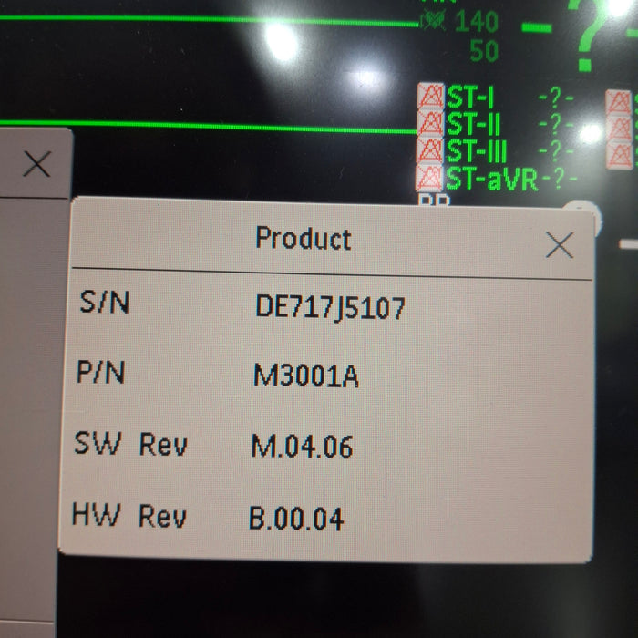 Philips M3001A-A02C06 OxiMax SpO2, NIBP, ECG, Temp, IBP MMS Module