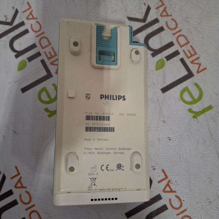 Philips M3001A-A02C06 OxiMax SpO2, NIBP, ECG, Temp, IBP MMS Module