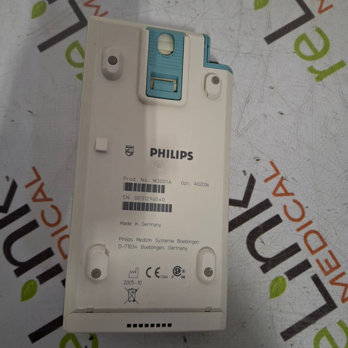 Philips M3001A-A02C06 OxiMax SpO2, NIBP, ECG, Temp, IBP MMS Module