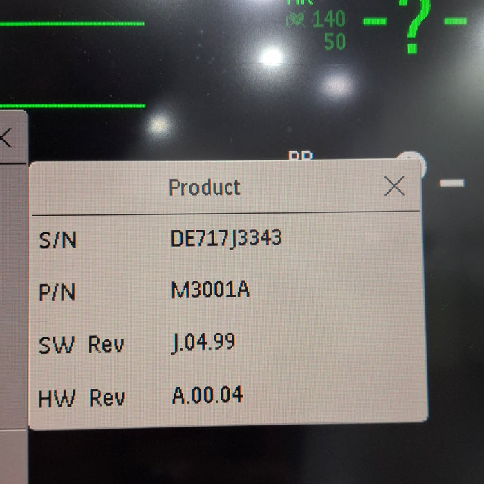 Philips M3001A-A02C06 OxiMax SpO2, NIBP, ECG, Temp, IBP MMS Module