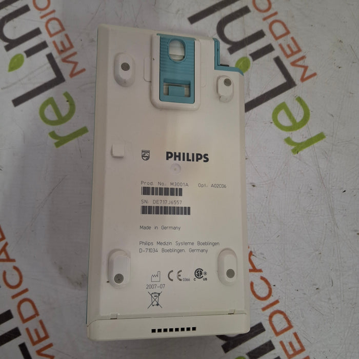 Philips M3001A-A02C06 OxiMax SpO2, NIBP, ECG, Temp, IBP MMS Module