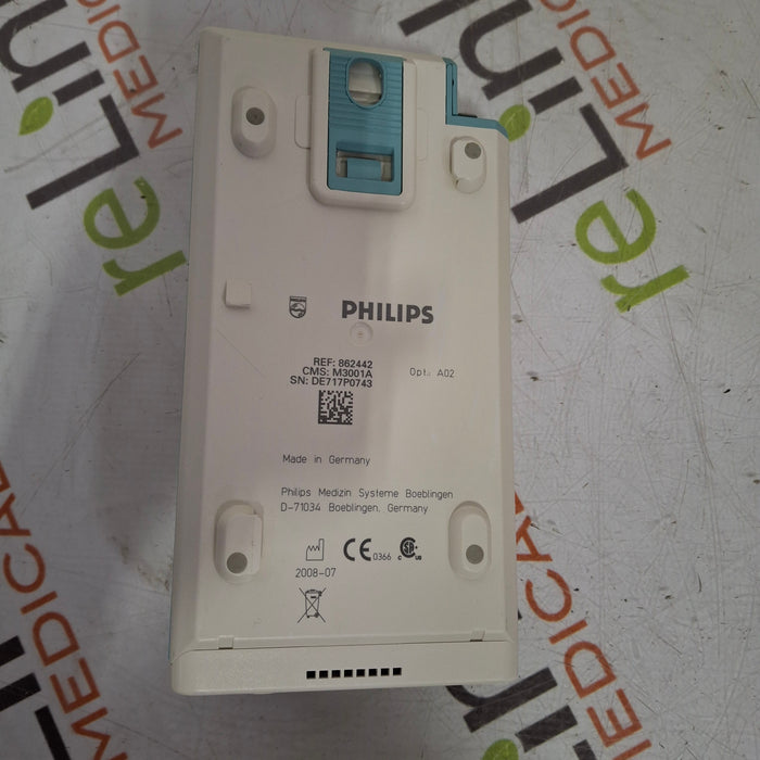 Philips M3001A-A02 OxiMax SpO2, NIBP, ECG MMS Module