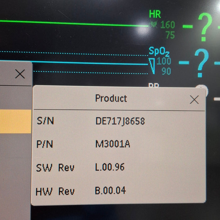 Philips M3001A-A02 OxiMax SpO2, NIBP, ECG MMS Module