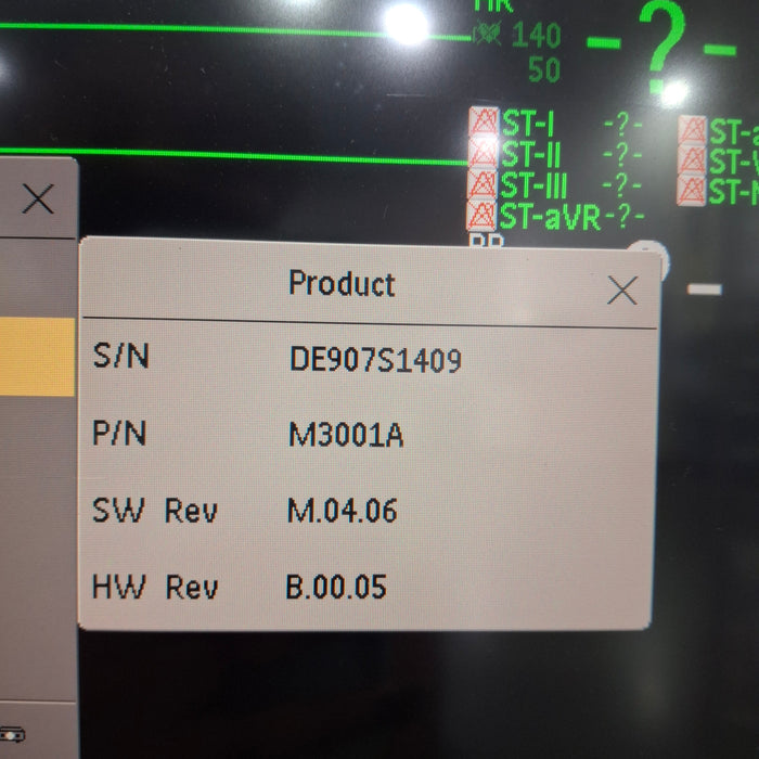 Philips M3001A-A02 OxiMax SpO2, NIBP, ECG MMS Module