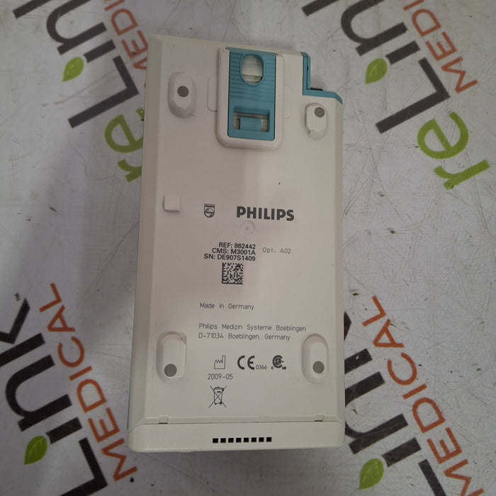 Philips M3001A-A02 OxiMax SpO2, NIBP, ECG MMS Module