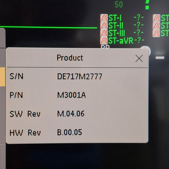 Philips M3001A-A02C06 OxiMax SpO2, NIBP, ECG, Temp, IBP MMS Module