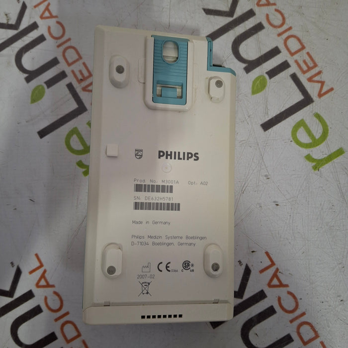 Philips M3001A-A02 OxiMax SpO2, NIBP, ECG MMS Module