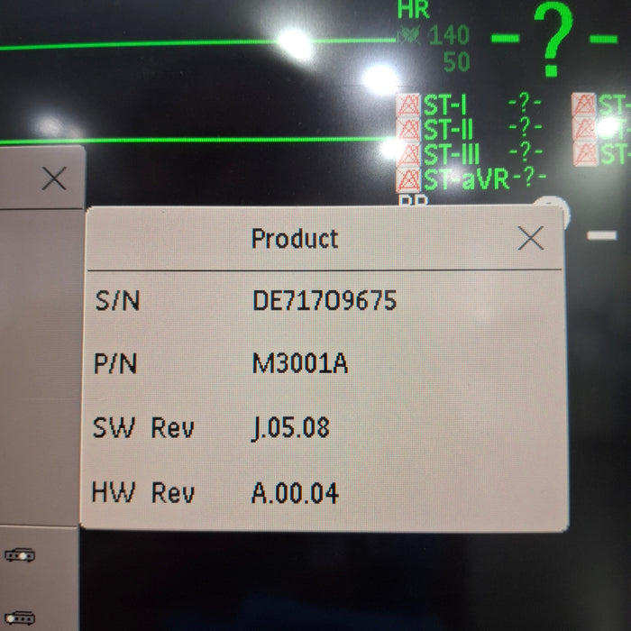 Philips M3001A-A02 OxiMax SpO2, NIBP, ECG MMS Module