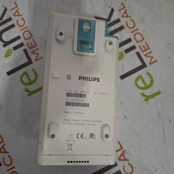 Philips M3001A-A02C06 OxiMax SpO2, NIBP, ECG, Temp, IBP MMS Module