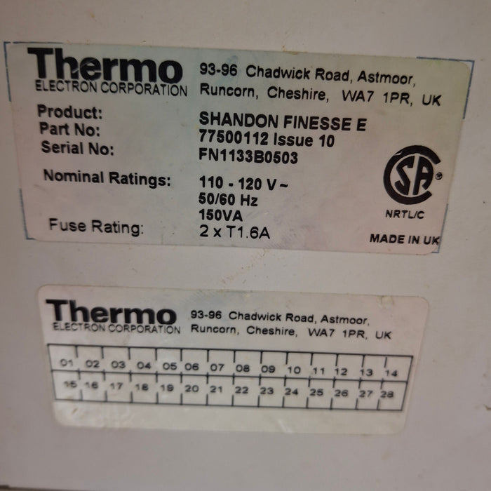 Thermo Scientific Thermo Scientific Shandon Finesse E Microtome Histology and Pathology reLink Medical