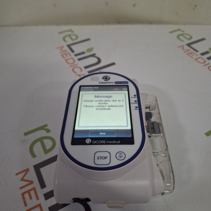 QCore Medical QCore Medical Sapphire Multi-Therapy Infusion Pump Infusion Pump reLink Medical